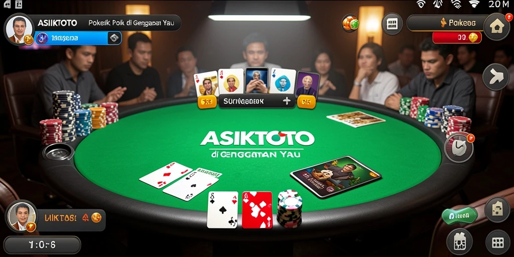 Tampilan gameplay ASIKTOTO yang menegangkan dan seru.