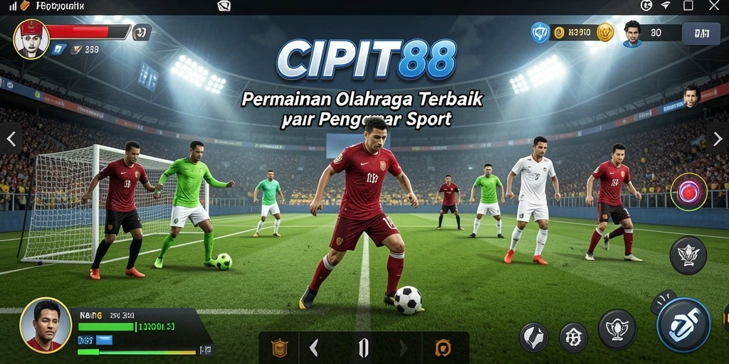 Tampilan menarik dari gameplay <strong>CIPIT88</strong> yang penuh aksi olahraga.