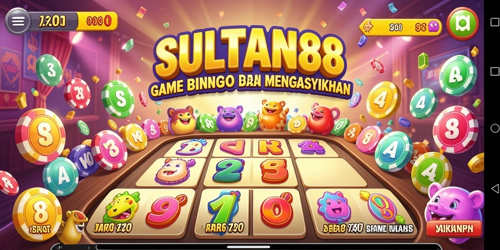 Tampilan gameplay menarik dari SULTAN88 yang menampilkan keseruan Bingo.