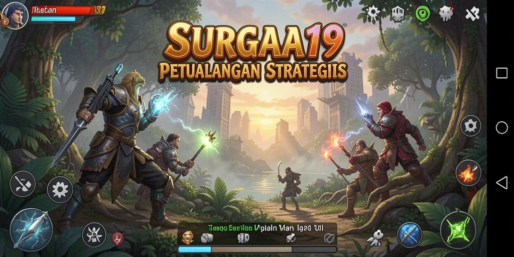 Gameplay seru dan strategis dalam SURGA19.