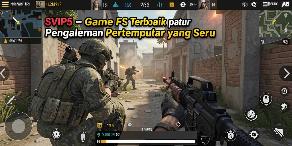 Gameplay intens di SVIP5 dengan pertarungan seru dan grafis menawan.